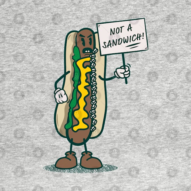 Protesting Hot Dog! by tailgatemercantile